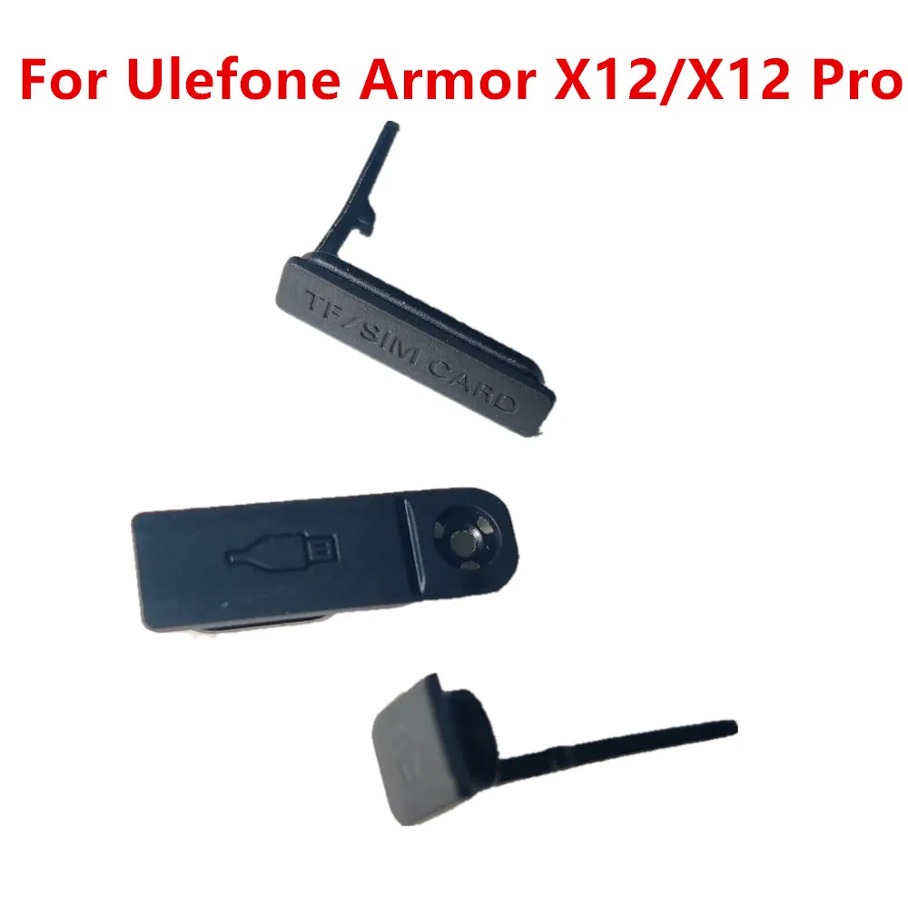 Do Ulefone Armor X12 PRO USB Gumowa wtyczka przeciwpyłowa karty SIM TF Wtyczka przeciwpyłowa do telefonu komórkowego Ulefone Armor X12