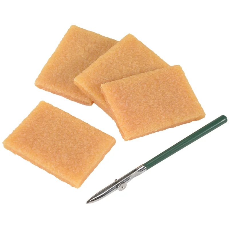 Art Ruling Pen Set, Masking Fluid Pen With 4 Pieces Glue Residue Eraser For Applying Masking Fluid Line Work