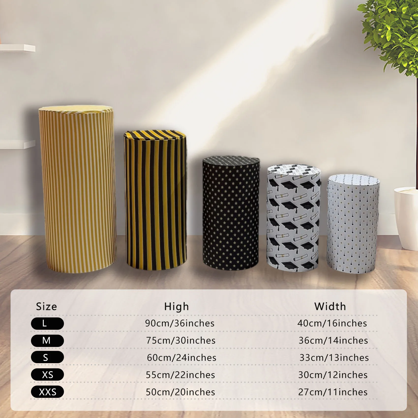 1 مجموعة (5 قطعة) اسطوانة يغطي التخرج بسط الركيزة غطاء لعيد ميلاد الطفل دش مفرش المائدة ديكور الدعامة