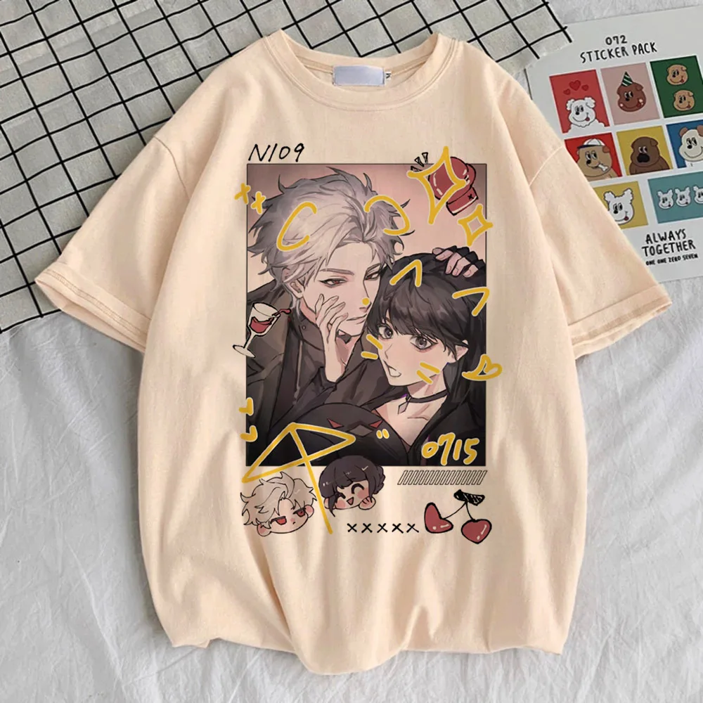 Love And Deepspace t shirt women hip hop 80s aesthetic Graphic t-shirt 2000s Classic anime Comfortable korean clothes women