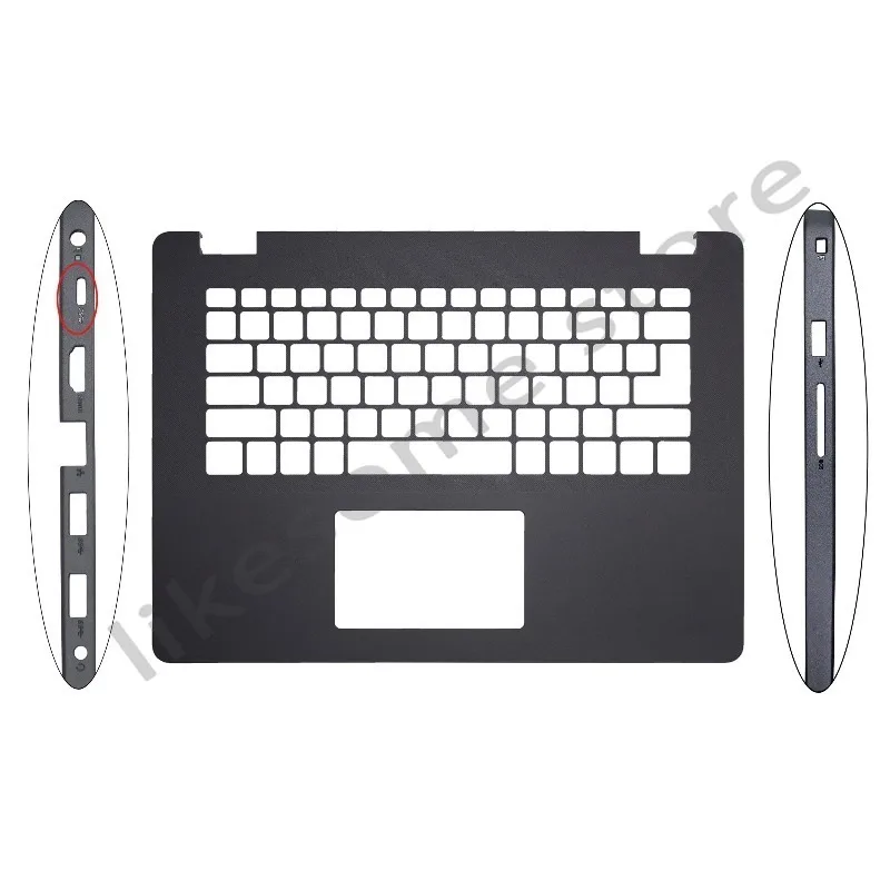 New Replace Case For Dell Vostro 14 3400 3401 3405 V3400 V3405 Laptop Palmrest Upper Top Cover With Keyboard Backlight Top Case