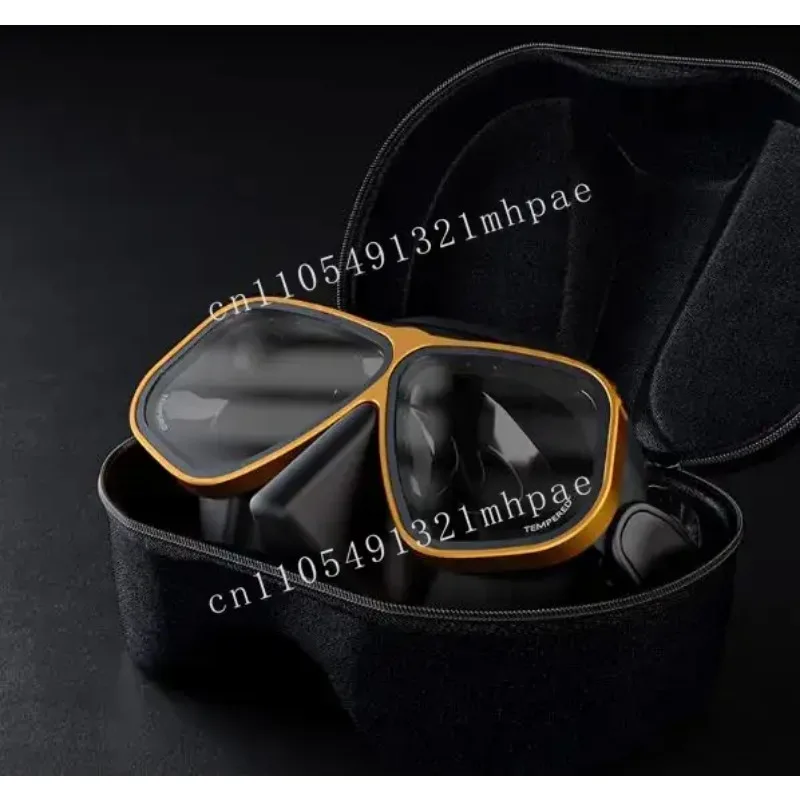 

Diving Mask with Aluminum Alloy Frame Long-lasting Anti Fog Diving Mask with Myopia Film Nose Protection and Scuba Masks