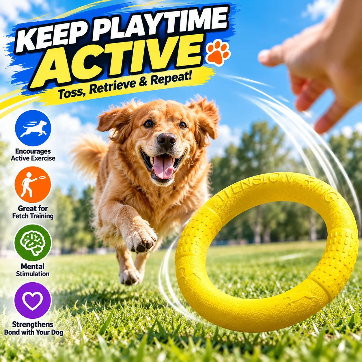 Jouet pour chien en EVA, annea - Interactive Squeaky Plush Dog Toy avis et prix