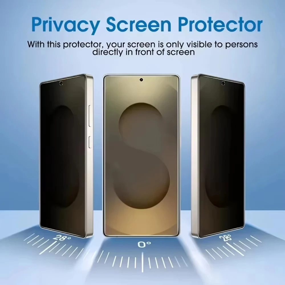 1-3 قطعة الخصوصية هيدروجيل فيلم لسامسونج S25 الترا S24 FE S23 S22 A56 A55 A54 A16 A15 A36 A35 A06 A25 A26 A05S حامي الشاشة