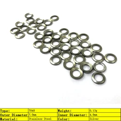 1pcs/lot Pillar PW 7048 Washers For External Nipple 0.13g/pcs 7.0mm outer diameter 4.8mm Inner diameter Free choice of quantity