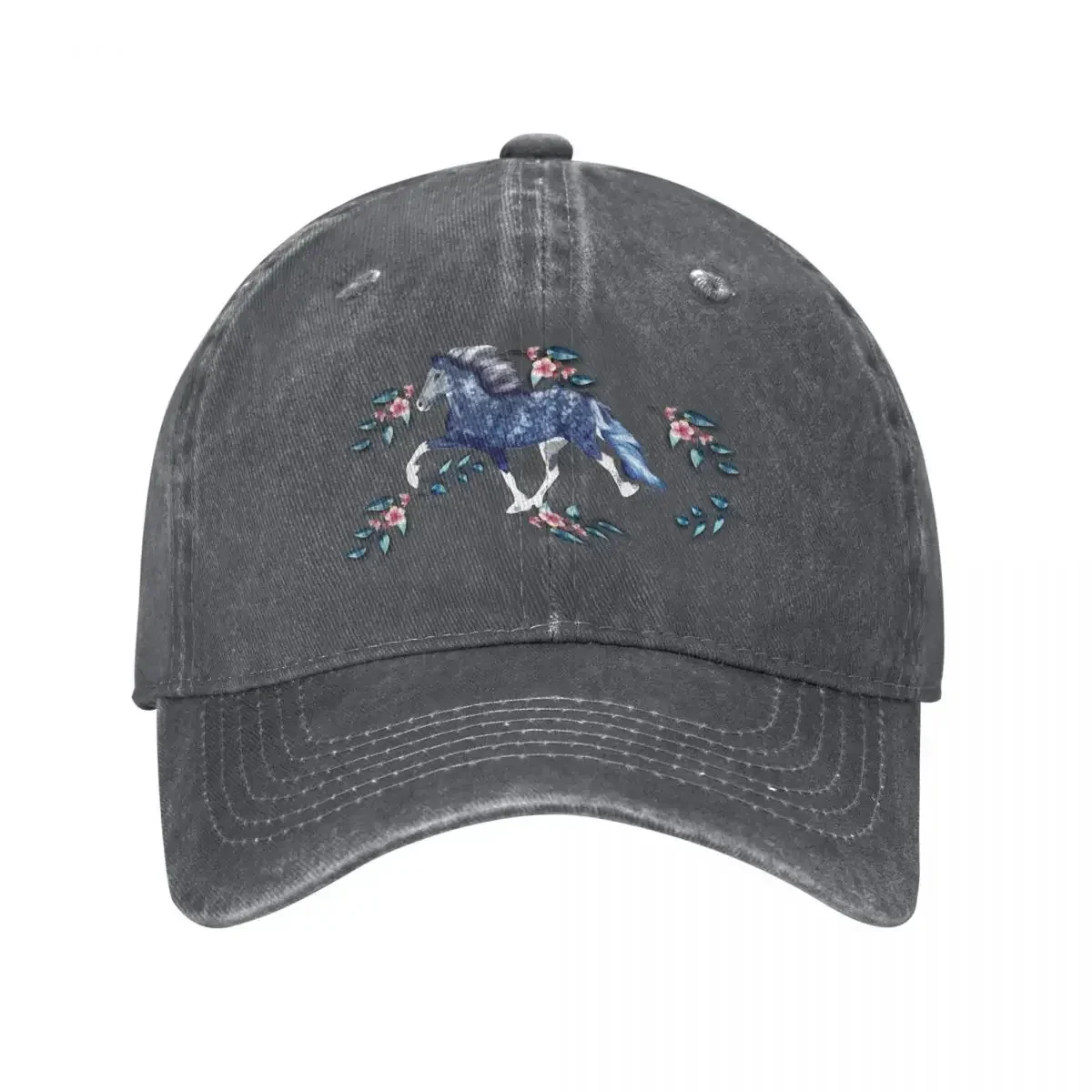 2026 Blámóea And The Flowers ~ Icelandic Horse Baseball Cap Sunscreen Fashionable Birthday Thermal Visor Women Beach Fashion Men