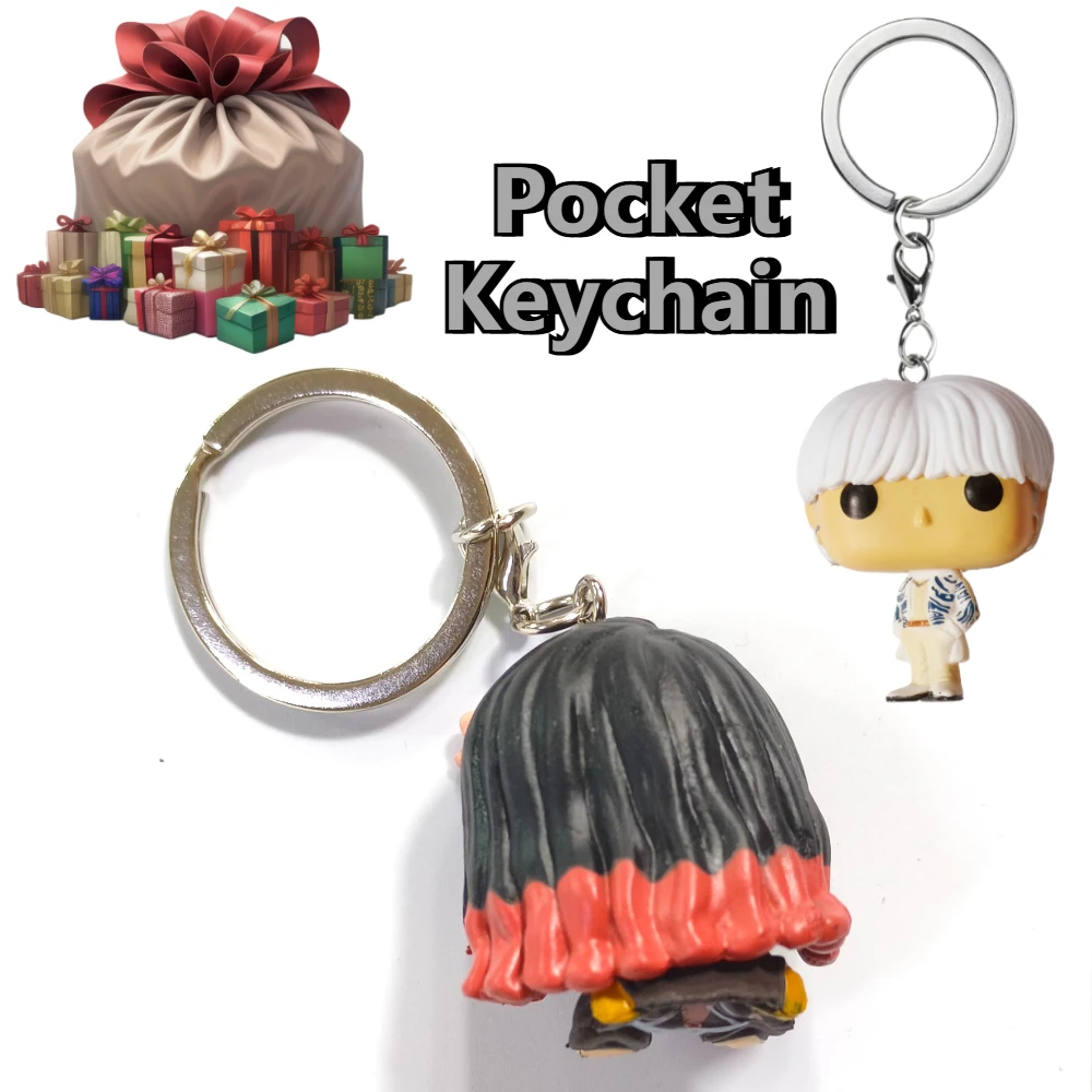 جيب المفاتيح أنيمي الشكل الفينيل عمل الشكل المفاتيح تحصيل لعبة مجسمة Suga V Jin RM جمع ظهره لعبة الديكور #1