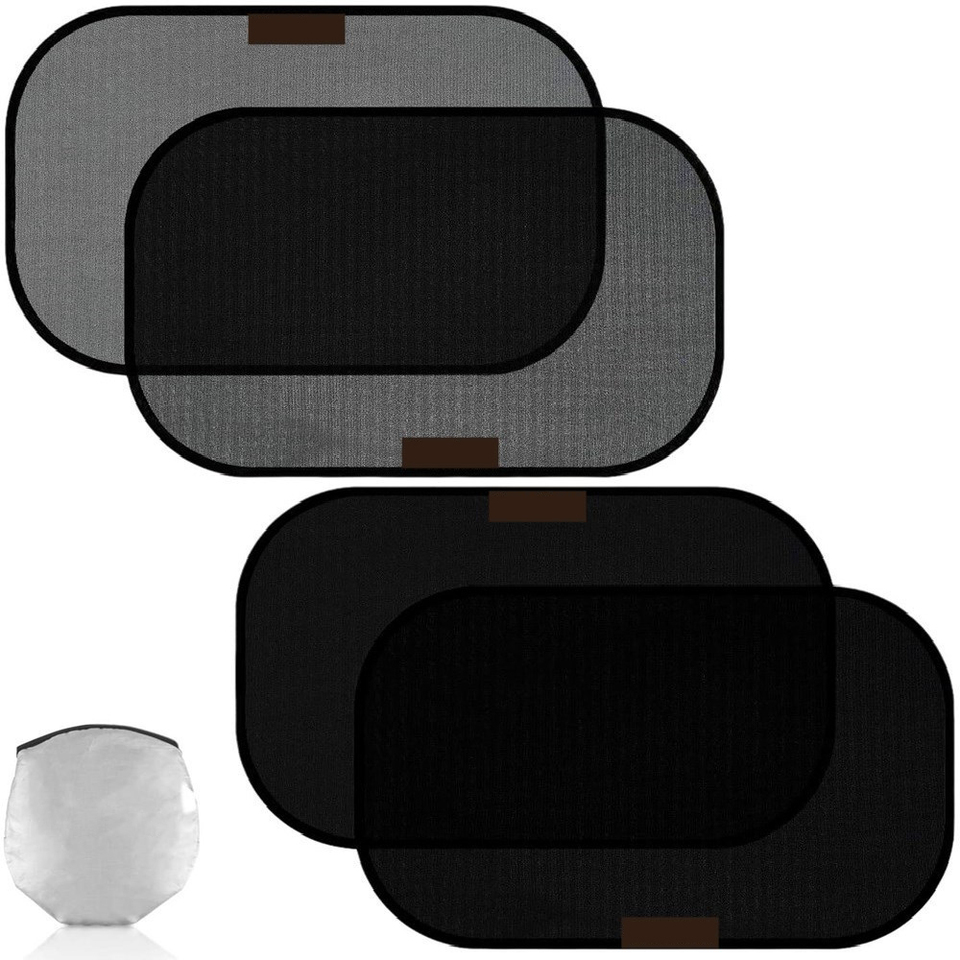  2PCS Magnetic Car Sun Shade UV Protection Car Curtain Baby Car Window Sunshade Side Window Mesh Sun Visor Summer Protection Film 