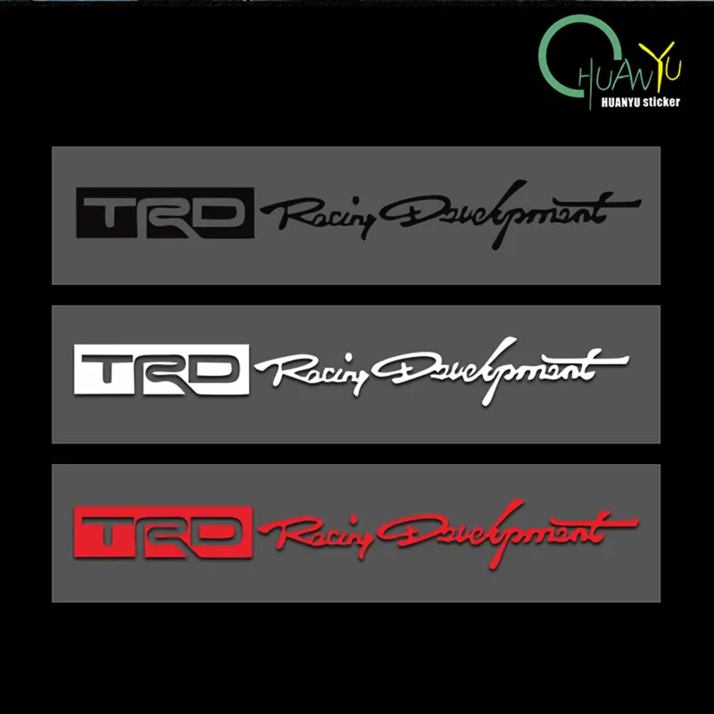 

Creative Tro racing personalized modification decal car motorcycle bumper body tail letter car sticker waterproof reflective