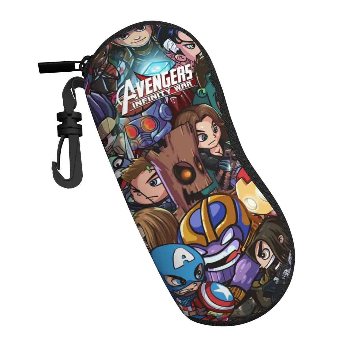 The Avengers Soft Shell Ultra-Light Eyewear Case - Scratch-Resistant and Space-Saving Glasses Bag for Outdoor Adventures