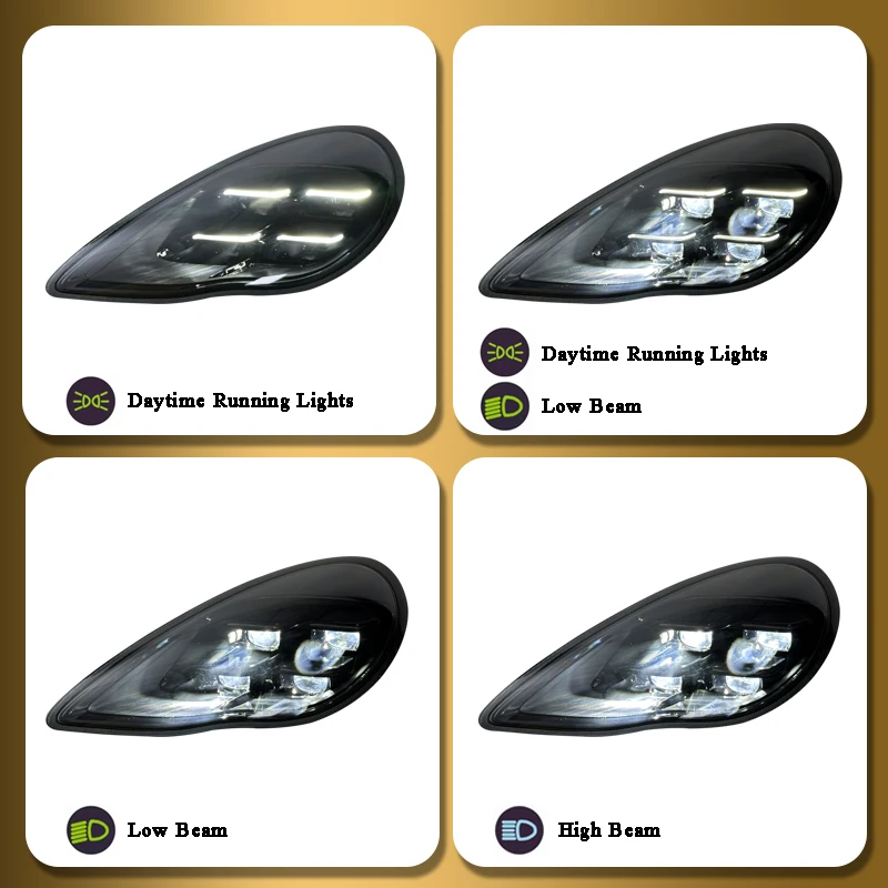 

Auto Car Parts Headlights For Porsche Panamera 970.1 10-13 Upgrade 2025 Style Front Lamp Daytime Running Lights System