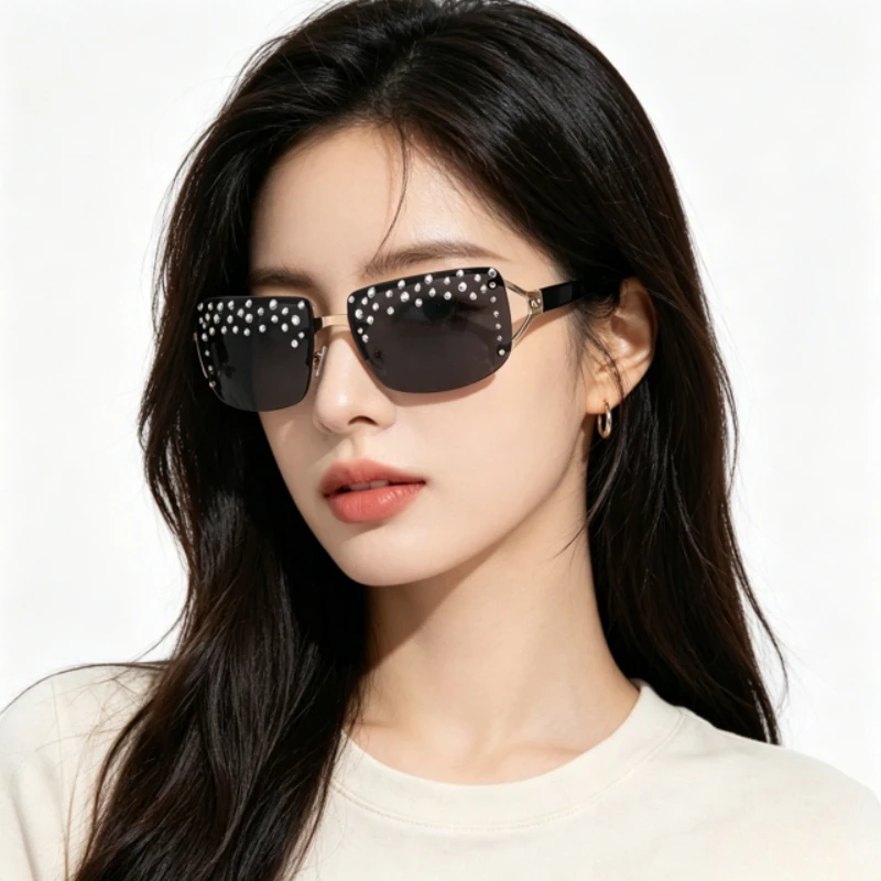 

Модные солнцезащитные очки в стиле стимпанк для женщин, Y2K, для велоспорта, панк-очки, люксовые дорожные солнцезащитные очки, мужские очки для вождения, очки с бриллиантами