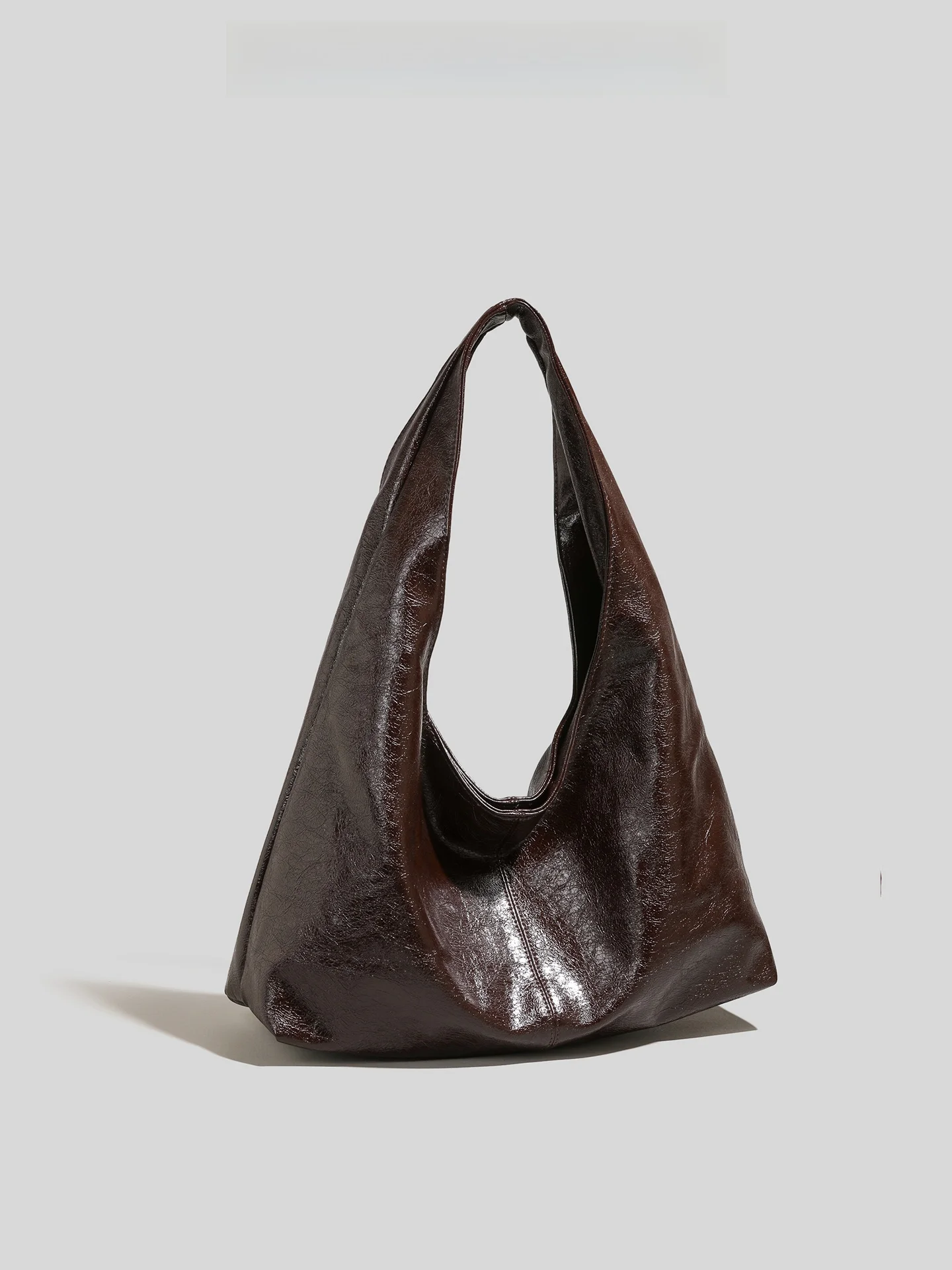 

GIRRYA женская осенне-зимняя мягкая кожаная сумка-тоут подмышками, большая вместительная универсальная сумка-хобо, простая сумка на одно плечо