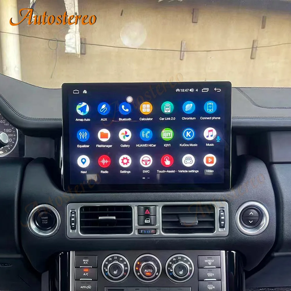 13.3 Inch UP Screen Android For Land Rover Range Rover V8 L322 2002-2012 Car GPS Navigation Head Unit Multimedia Player Carplay