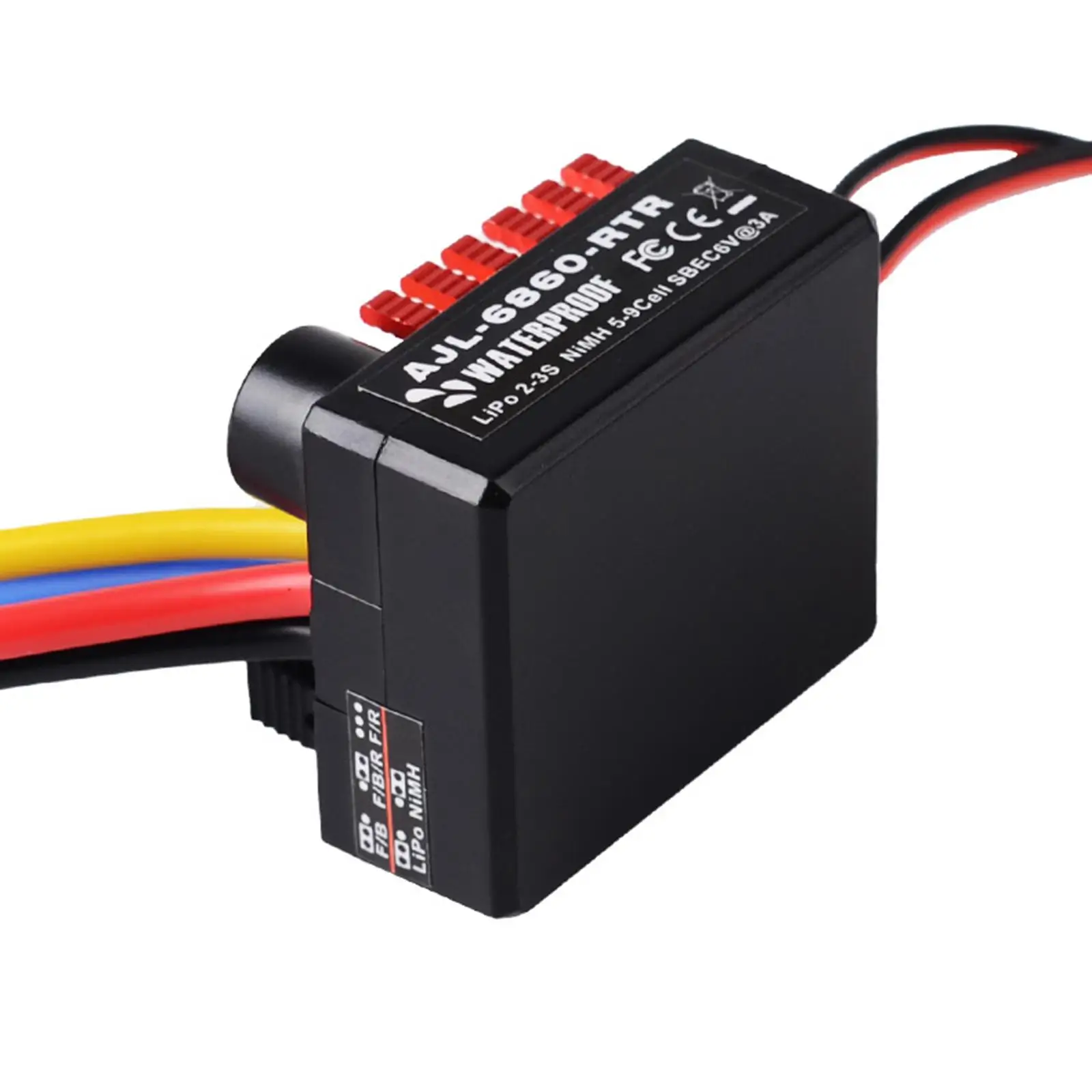 

60A Brushed Electronic Speed Controller Electron Speed Regulator for DIY Tanks 1/10 Crawler Car Boat Models TF2 MST EX86100
