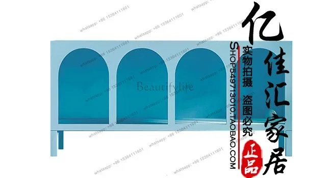 

Arch-type new dining side tea cabinet creative Nordic home display TV display cabinet original