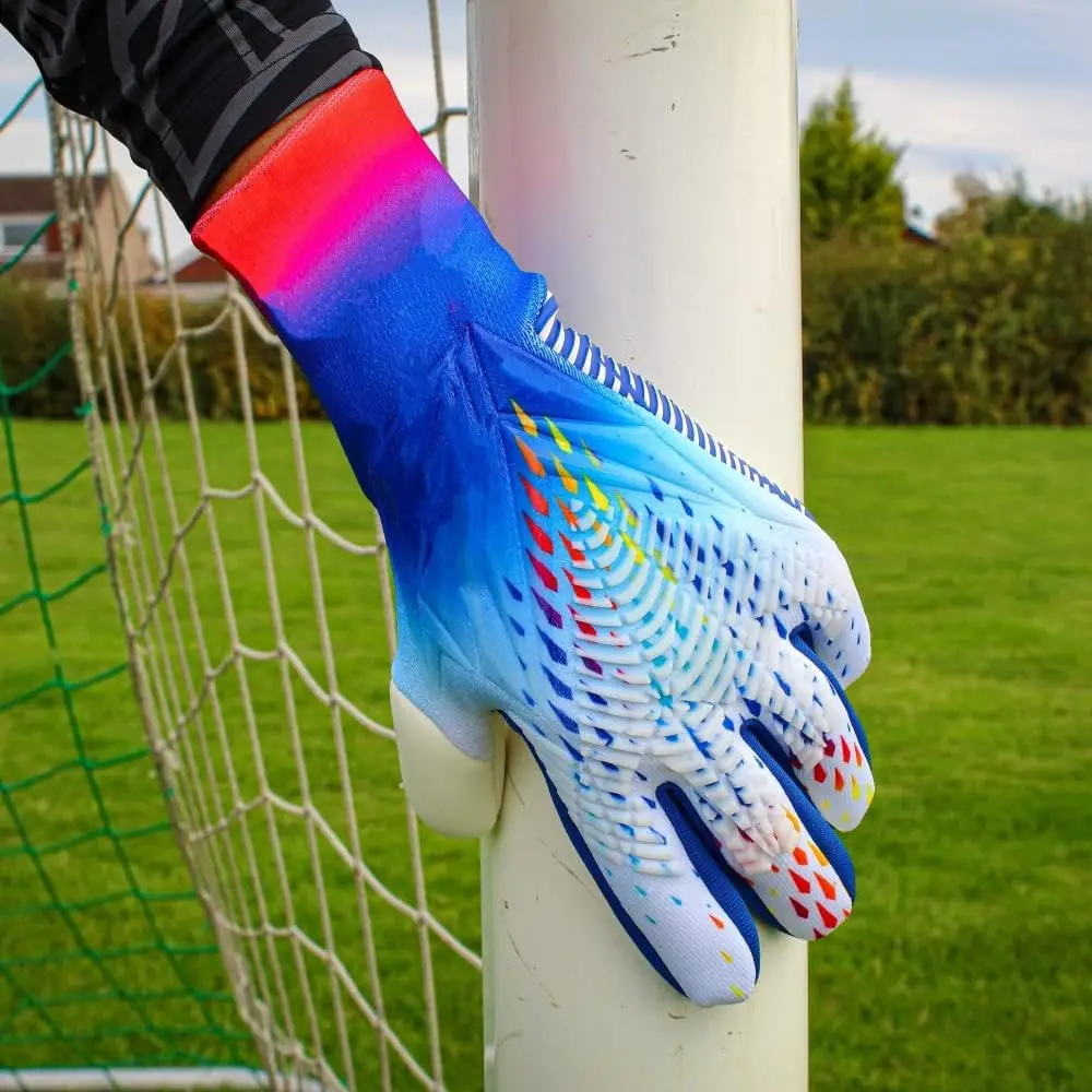 Football Gloves Soccer Latex Goalkeeper Gloves Kids Adults Thickened Football Goalie Children Protection Glove