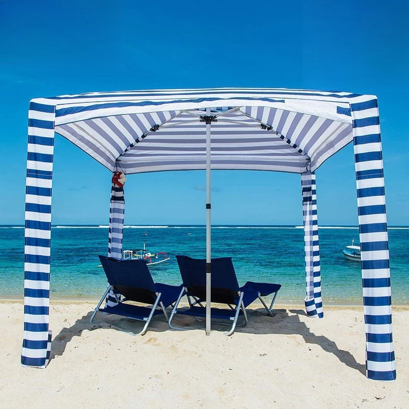 

2 meters outdoor oversized folding square umbrella camping tent hut, beach parasol