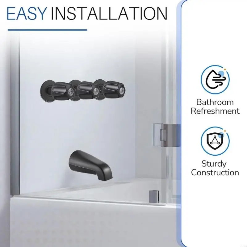 

Bathroom Remodel set Shower Knobs Hot Cold Diverter Handles for Household