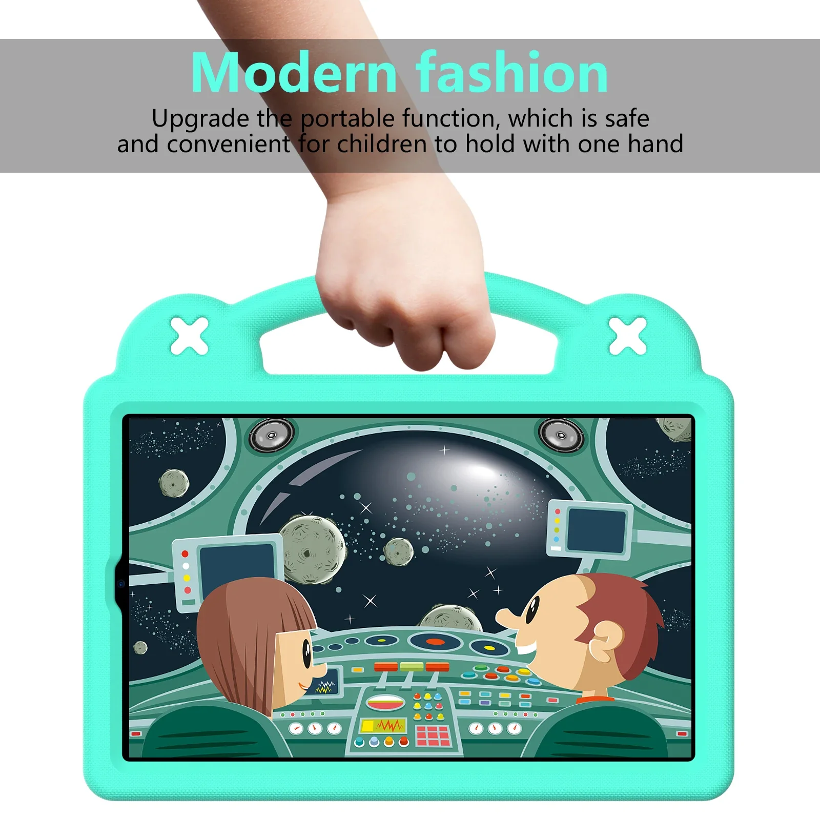 Cartoon Kid Bracket Tablet Hülle für Samsung Galaxy Tab 10,1 10,5 SM-T510 T515 T510 A8 10,4 SM-X200 x205 S6 Lite A7 Lite