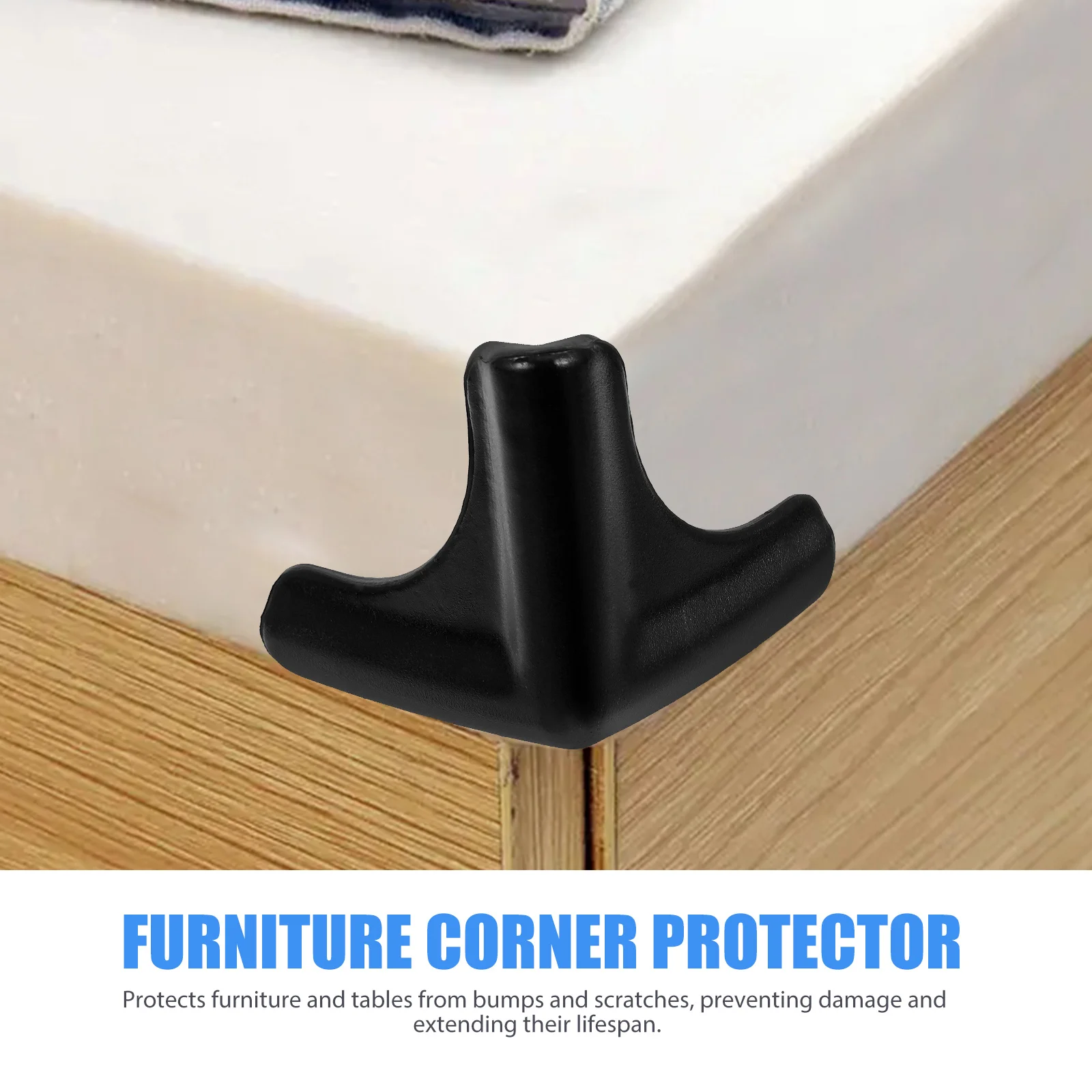 Protectores de esquina de muebles de silicona elástica, protectores de seguridad para niños, parachoques de mesa, esquinas a prueba de bebés para el hogar, escuela y oficina, 4 Uds.