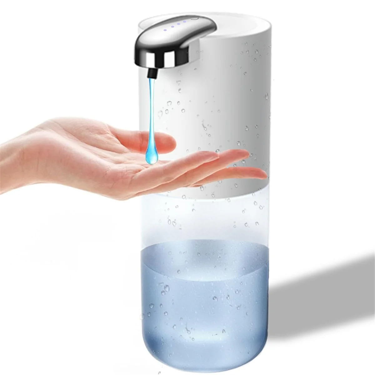 

AB53 Automatic Foaming Soap Dispenser-400mL Touchless Soap Dispenser Adjustable Sensor Electric Hand Soap Dispenser Gel