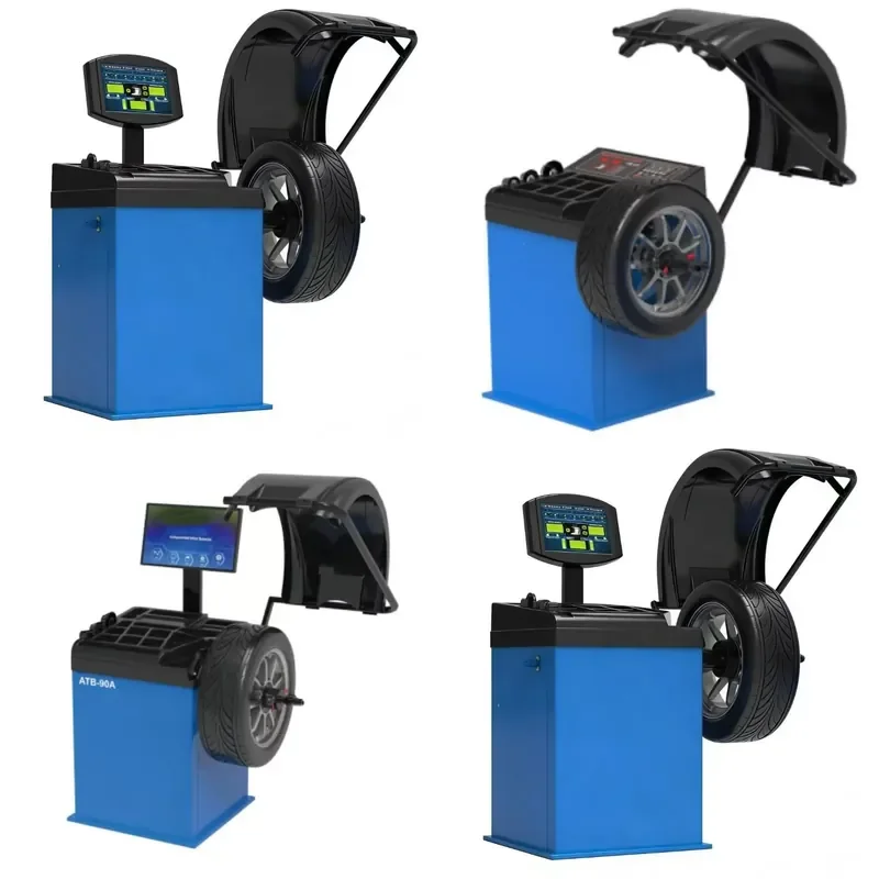 for Heavy Duty Truck Wheel Balancer Commercial Vehicle Tire Balancing Machine with  Screen