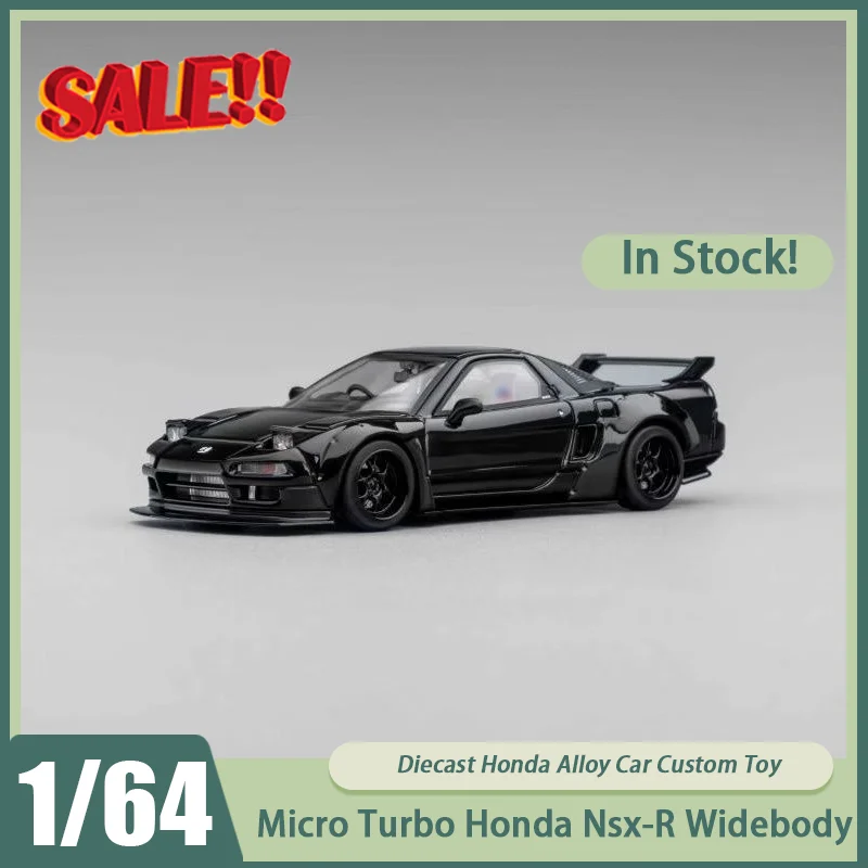 รถโมเดลฮอนด้า NSX-R ไวด์บอดี้ แบล็คไนท์ อัลลอยด์ ขนาด 1:64 รุ่นใหม่ มีสินค้าในสต็อก ของเล่นสะสม ของขวัญสำหรับเด็ก