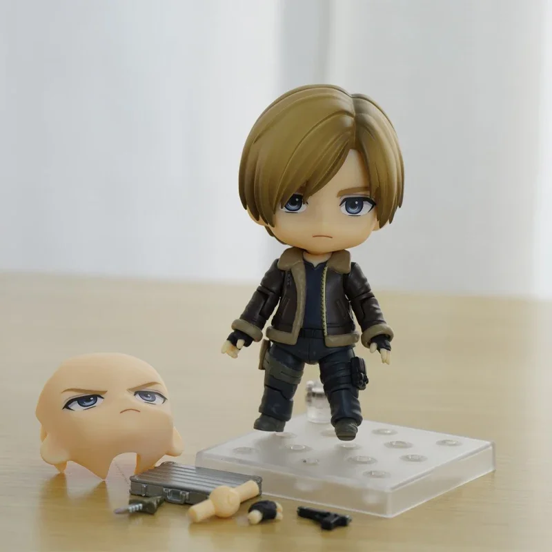 #2337 Resident Evil 4 Leon. S. Kennedy Anime Figure Biohazard Re:4 Leon Scott Kennedy Action Figure Model Doll Toys Gifts 10cm