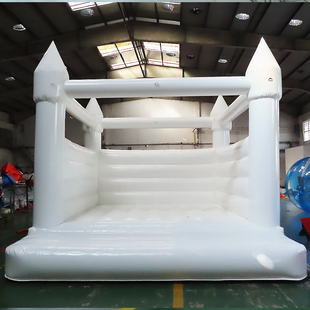 Free Delivery outdoor activities commerical white Inflatable Wedding Engagement Christening Bouncer moonwalk jumper house for