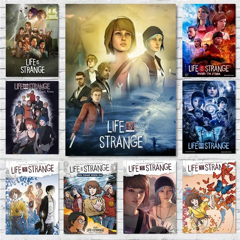 Canvas Painting Modern Life is Strange 2 Before the Storm Video Game Poster And Prints Wall Art HD Picture Gamer Room Home Decor