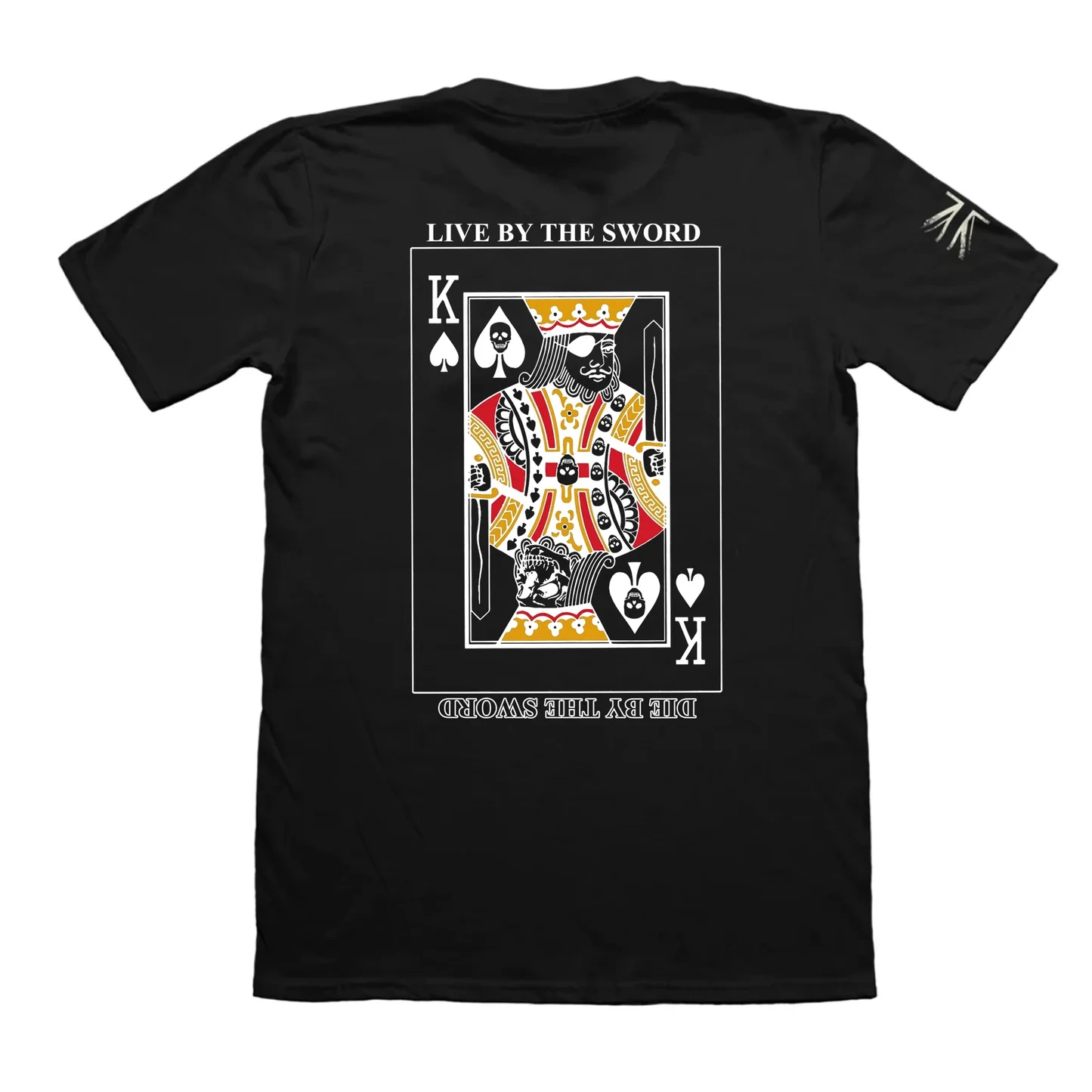 تي شيرت رجالي صيفي من القطن الخالص كاجوال فضفاض ومبتكر مطبوع عليه بوكر ونرد رياضي برقبة دائرية وأكمام قصيرة