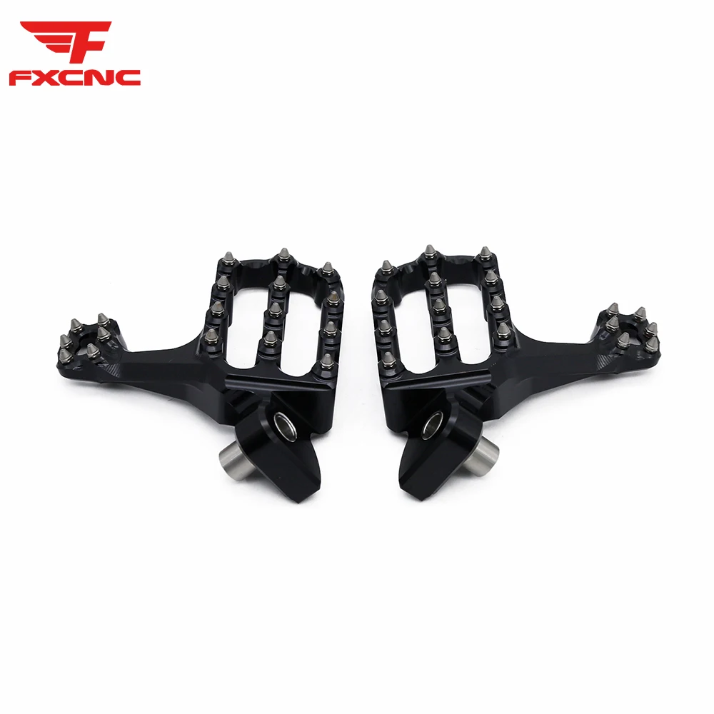 

For YAMAHA YZ85 YZ125 YZ250 1999-22 Motorcycle Dirt Pit Pivot Bike Sharp Teeth Foot Pegs Footpegs CNC Aluminum Footrests Pedals