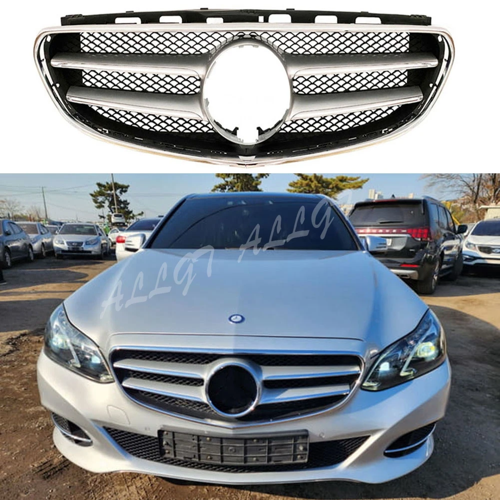 Front Racing Facelift Grilles Upper Grille For Mercedes-Benz W212 E-Class E250 E280 E300 E320 E400 E430 2014-2016 OEM