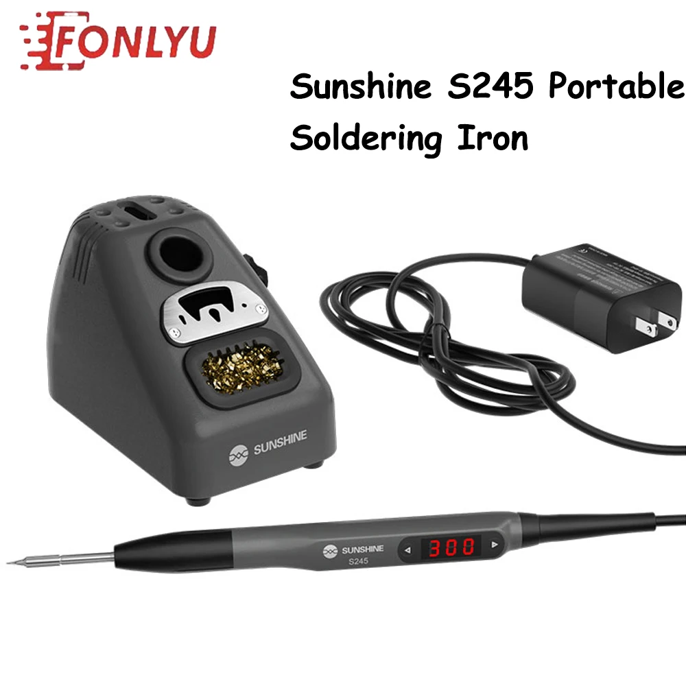 SUNSHINE S245 110W Smart Portable Soldering Iron for Mobile Phone Motherboard PCB Repair Welding Station Heat Pencil Tip Tools