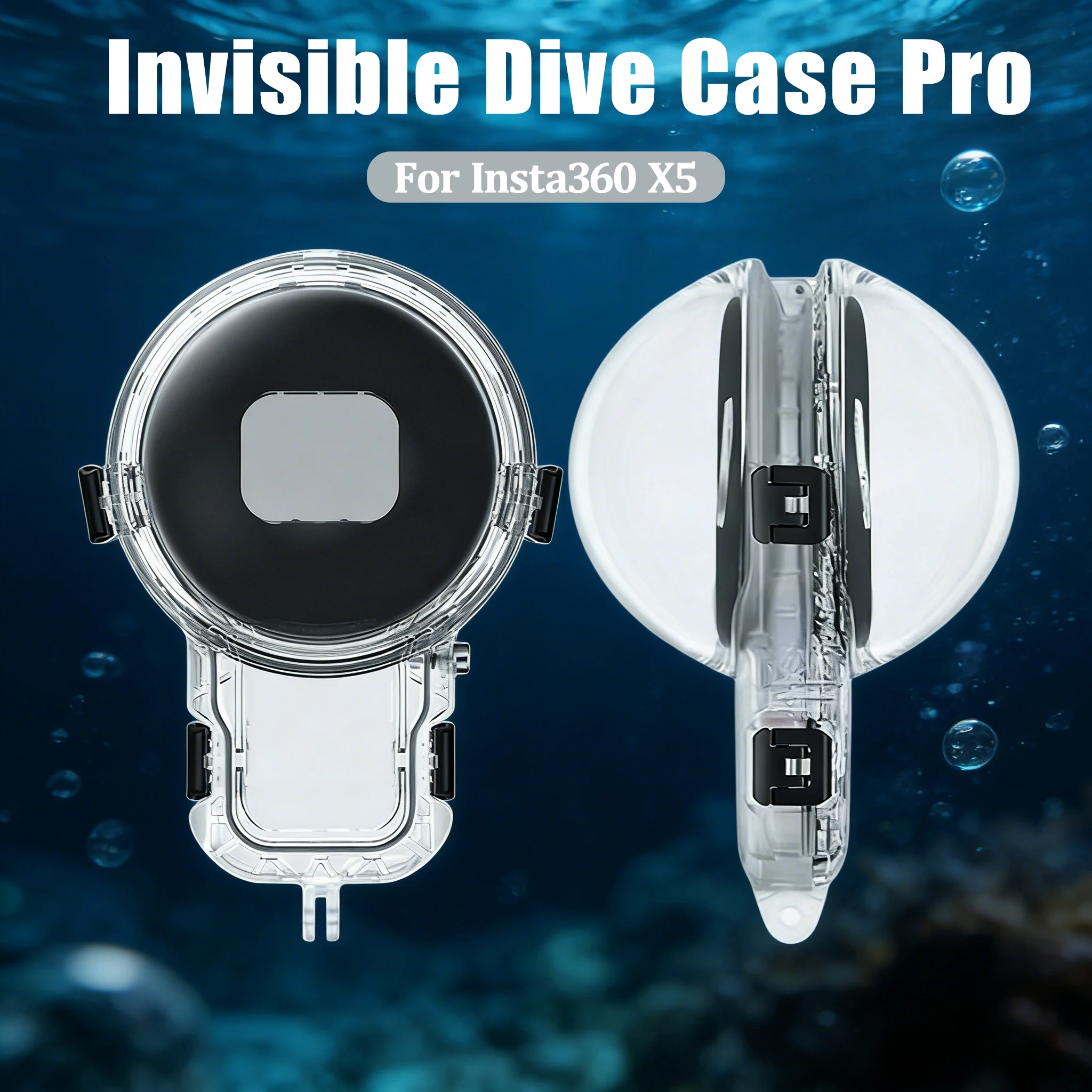 

Для Insta360 X5 невидимый чехол для дайвинга полностью невидимый дизайн подводные снимки защитный чехол для Insta360 X5 аксессуары ﻿