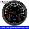 맞춤형 GPS 속도계, 연료량 계량기, 전압계, 볼트, 120kmh, 200 km/h, 12V, 24V, 자동차 해양 보트 트럭용, 85mm, 3 in 1 게이지 1