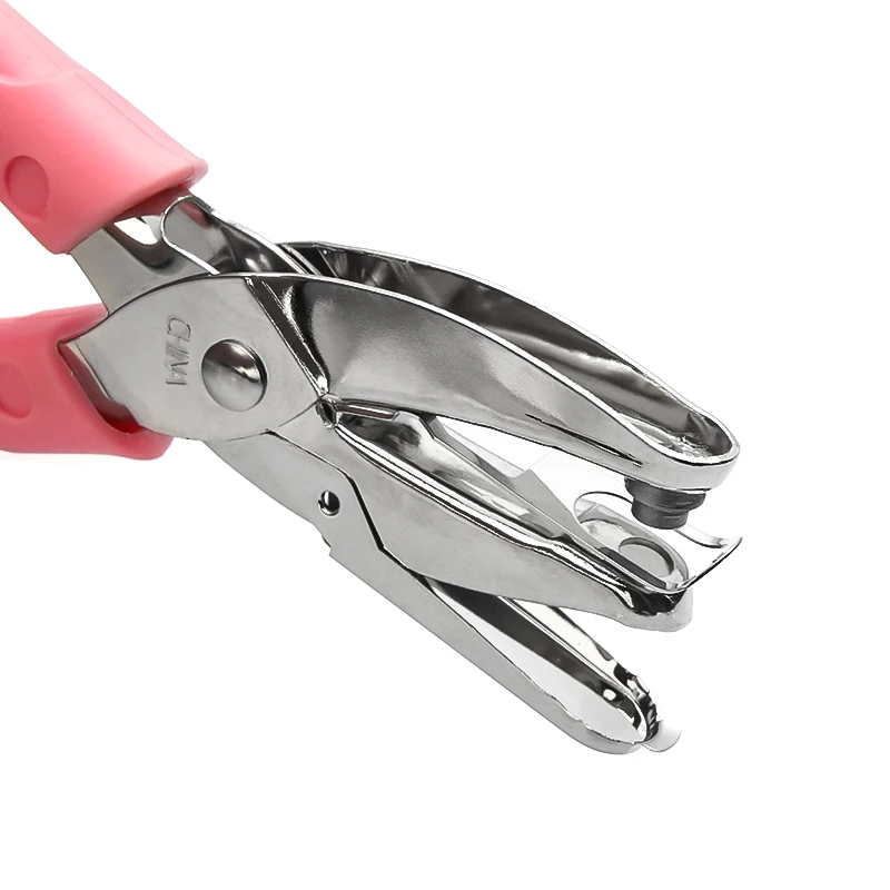 1 PC Metall Einzigen Loch Hand-gehalten Punch Locher Zange Locher Kartenherstellung Handwerk Werkzeug Schmuck DIY Scrapbooking zange – Detail 3