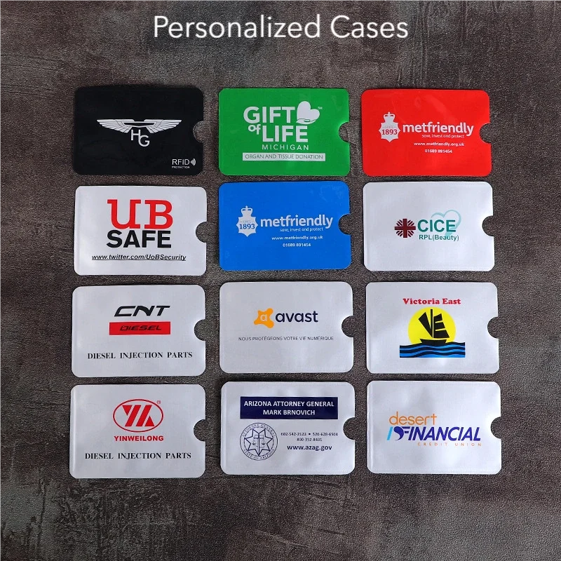 Чехлы для карточек с защитой от сканирования