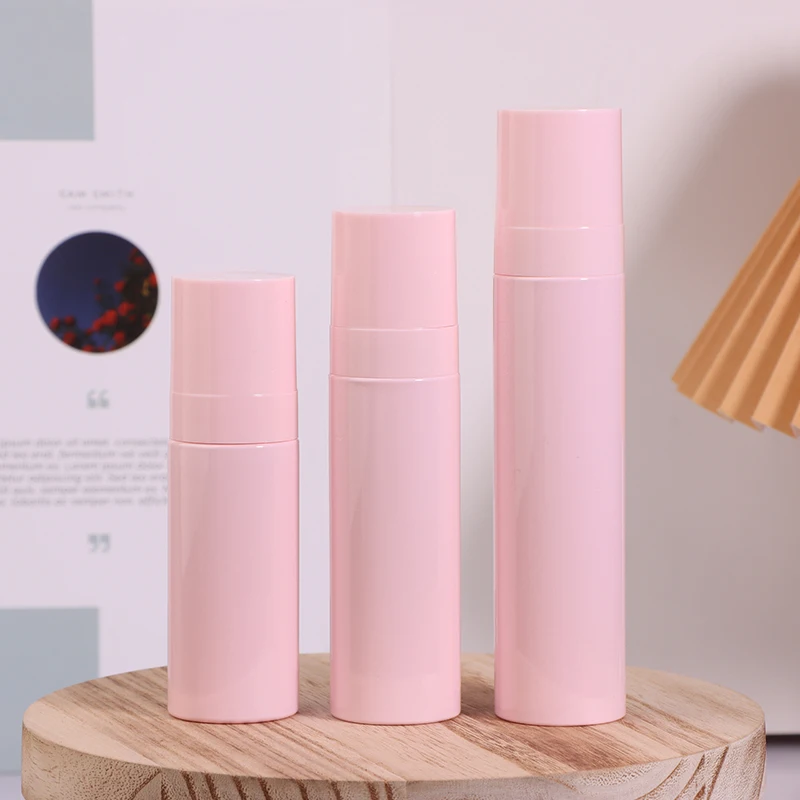 60ml 80ml 100ml Plastic Spray Bottle Mist Atomiser Sprayer Opaque Pink Perfume Refillable Bottle Travel Portable Container