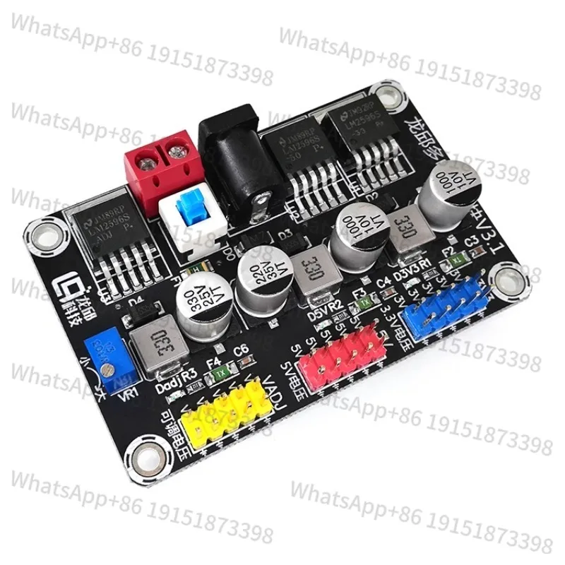 DC3.3V DC5V DC adjustable, regulated power supply module LM2596 electric race smart car experimental power supply standing