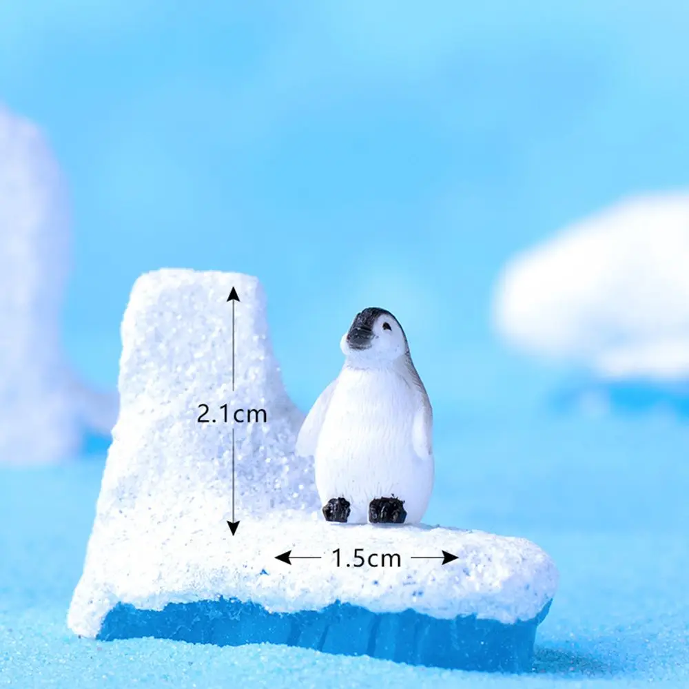 DIY Craft Home Decor Mini Animal Statue Micro Iceberg Series Handcraft Resin Ornaments Figurine