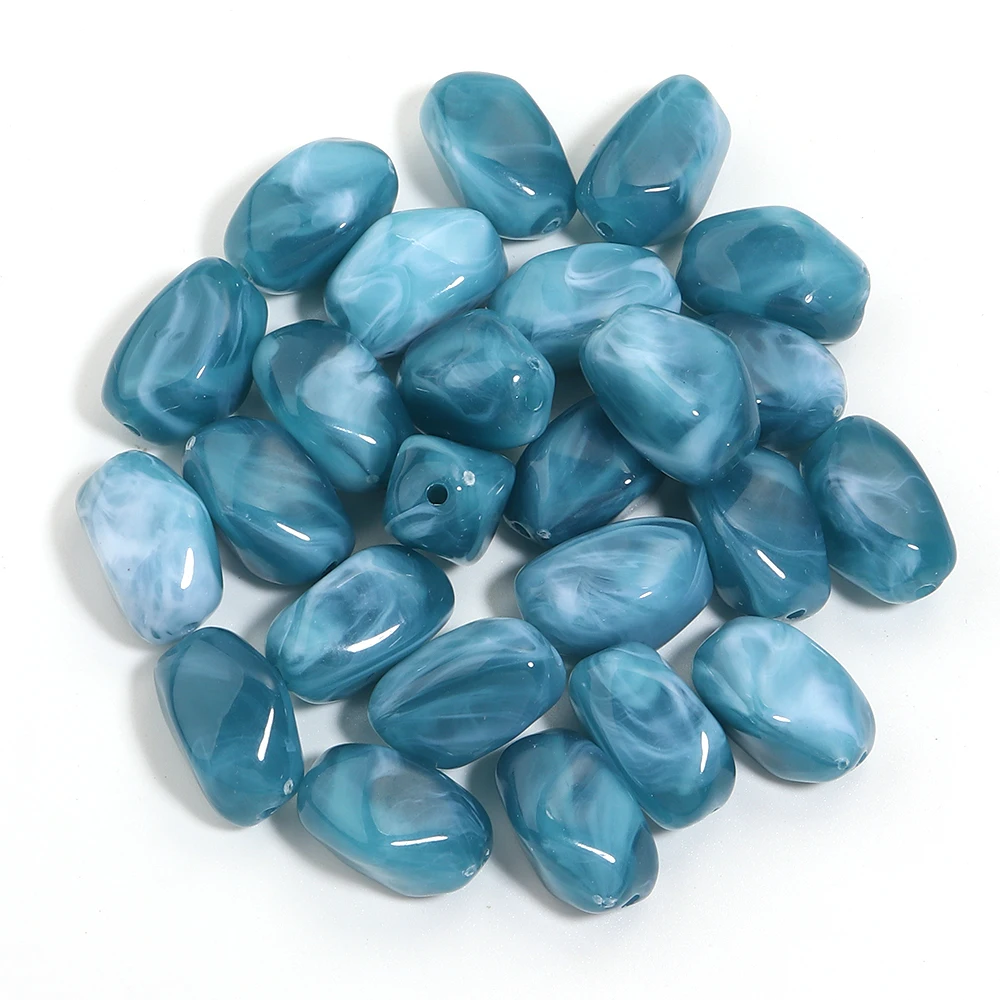 20 stks/partij Onregelmatige Acryl Kralen Tweekleurige Cloud Kralen Losse Spacer Kralen Voor Sieraden Maken DIY Ketting Armband