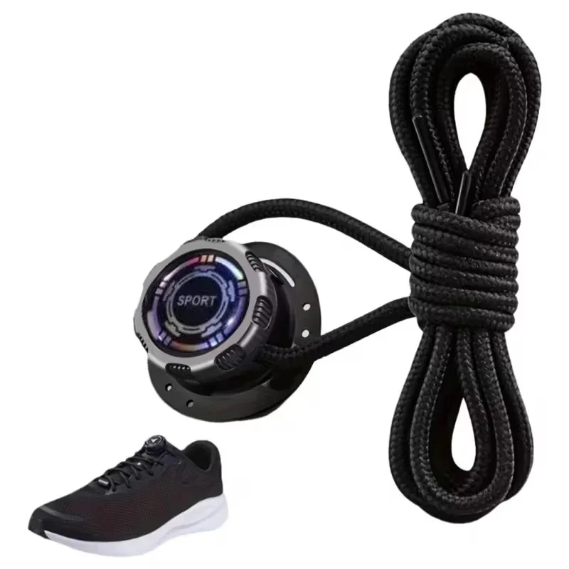 1 Pair of Closures for Sports Shoes | Quick-Adjustment System, Pre-Installed for Running and Outdoor Sports.