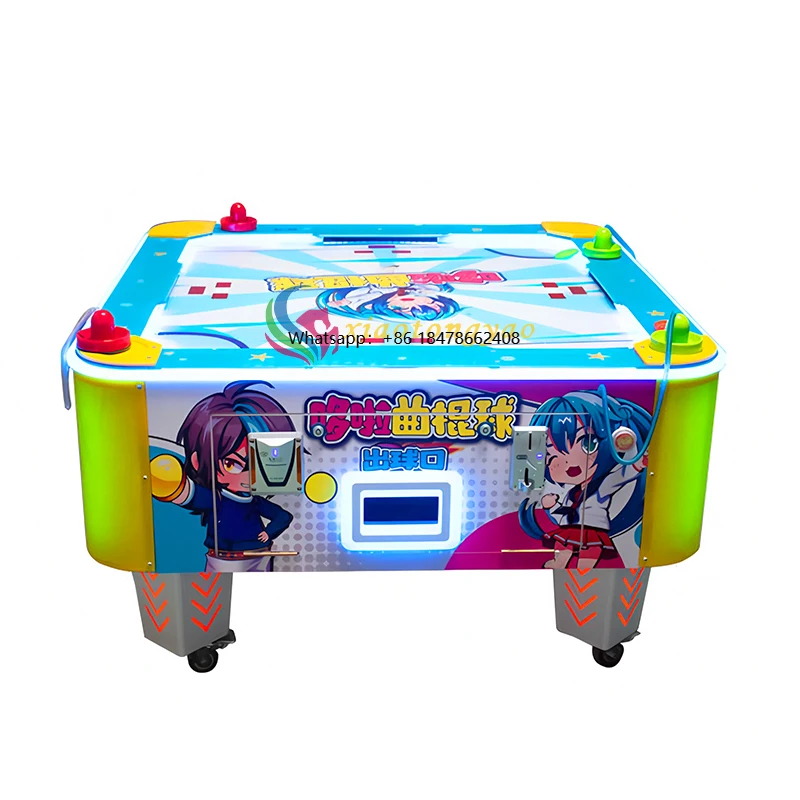 Superior Mini Air Hockey Table Attractive Indoor Gaming Equipment for Kids Wholesale with 1 Year Warranty