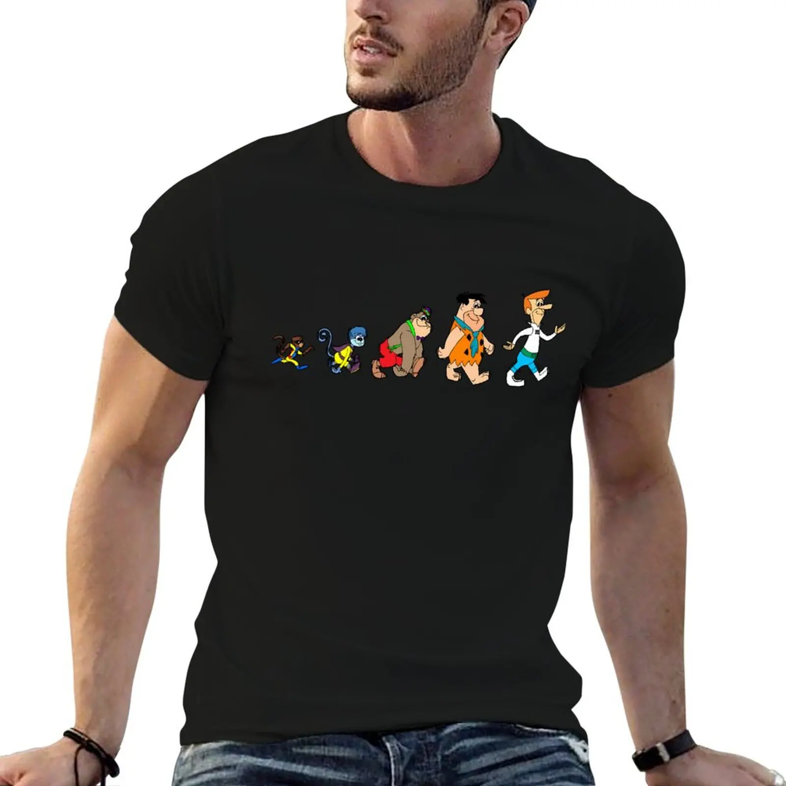 Hanna Barbera Evolution T-Shirt T-shirt à manches courtes Independence Day