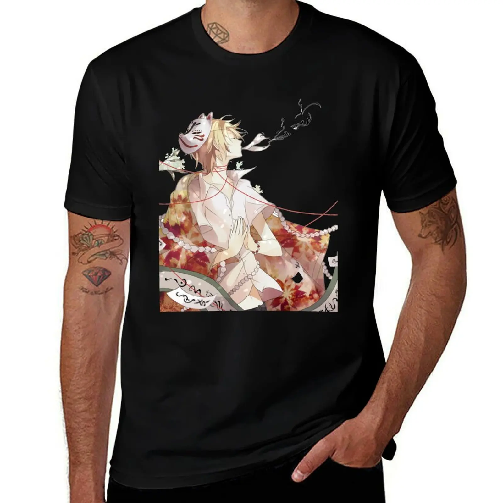 

shirts t graphic Yuujincho for man cotton Natsume T-Shirt man with shirts for t t prints shirts soft