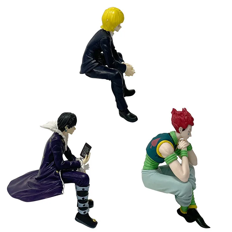 13,5 cm Anime Hunter × Hunter Hisoka Nudel presse sitzen Modell Spielzeug Geschenks ammlung Action figur PVC Boxed – Detail 6