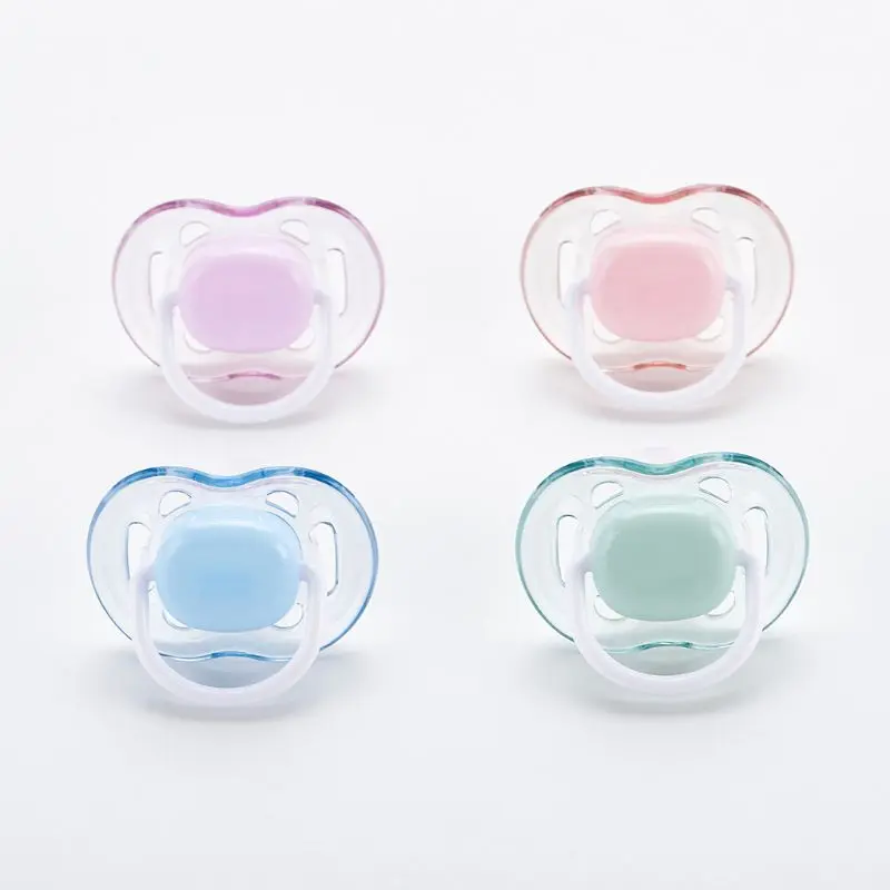 Newborn Baby Soft Silicone Pacifier Nipple Soother Children Care Supplies