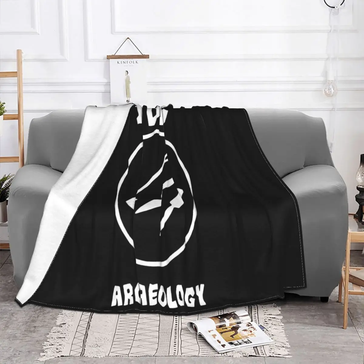 I Dig Archaeology Mens Equipment Archaeologist History Women Men Sale Logo Geek Throw Blanket